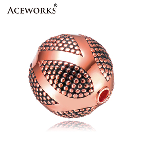 ลูกปัดบาหลีเคลือบทองโบราณ ACEWORKS ขนาด 8 มม. สำหรับทำเครื่องประดับ - Product Image 6