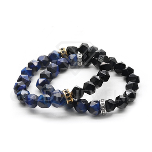 Bijoux Goldix Vente en gros Bracelets de yoga en cristal d'agate à facettes 6/8mm Bracelets de perles en <span class=keywords><strong>pierre</strong></span> de 7 chakras pour cadeaux - Product Image 6