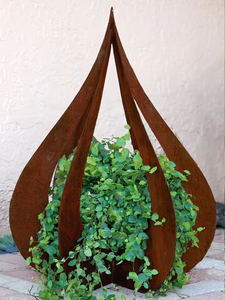 Rustic Corten Steel Plant Containers Different Shape Flower Pots Corten Steel <b>Planter</b> Weather Resistant Flower <b>Boxes</b> - Product Image 5