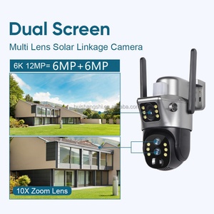 V380Pro 12MP 6K 10X Optical Zoom 4G SIM Solar CCTV <b>Camera</b> Security Outdoor Human Track Color Night Vision Wifi PTZ IP66 <b>Camera</b> - Product Image 2