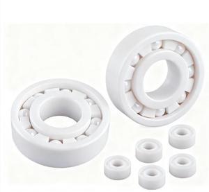 Roulement à billes à gorge profonde 6800, billes en céramique de zircone, cage en PEEK/PTFE, 10x19x5mm, PEEK / plastique entièrement céramique - Product Image 3