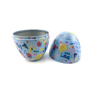 Boîte en fer blanc, boîte métallique personnalisée pour œufs de chocolat, boîte verticale pour œufs de canard, grande boîte en fer pour œufs de Pâques, nouveau modèle œuf de dinosaure - Product Image 3