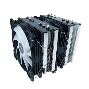 Customized Heat Pipe CPU Heatsink 6 Copper Tube Double Tower 12cm Silent Radiator 1700 Cooling <b>Fan</b> for Desktop Host Mute CPU Coo - Product Image 5