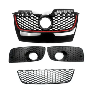 <b>For</b> Golf 5 MK5 2006 2007 2009 Car Front Bumper <b>Grille</b> <b>Grilles</b> Rust-proof <b>Mesh</b> Body Kit - Product Image 3