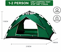 Tente de camping stable renforcée en alliage, barrière contre la pluie, tente de camping familiale imperméable, capacité de 5 à 7 voyageurs