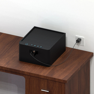 Luxe elektronische digitale vingerafdrukskluis voor thuis & kantoor met biometrische/toetsenbord/overschrijdende sleutelvergrendeling, stalen kluis - Product Image 2