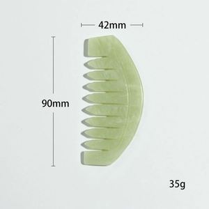 High Quality Handicraft Jade Stone Massage Gua Sha Comb for <b>Creative</b> <b>Gift</b> - Product Image 4