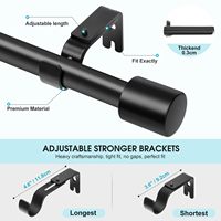 Le meilleur support soutient les rails de style européen Design d'intérieur Accessoires pour rideaux Poteaux