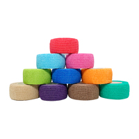 Bande de contention adhésive élastique légère jetable pour poignet, 5 cm, bande adhésive auto-agrippante