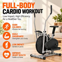 ZBET-1 Elliptique Pliable Manuel Charge Maximale 120kg 99x63x150cm Transmission par Chaîne Écran LCD Appareil Cardio pour la Maison OEM ODM