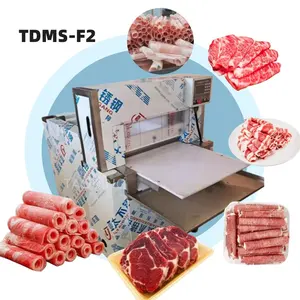 Máquina cortadora de cubos de carne comercial multifuncional, máquina cortadora automática de carne de cabra, máquina cortadora de pollo congelado en cubos de carne