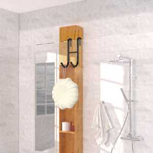 304 thép không gỉ vòi hoa sen cửa móc Phòng tắm kính không khung móc treo giống cây chổi khăn áo choàng tắm tắm phù hợp với bán Hot - Product Image 3