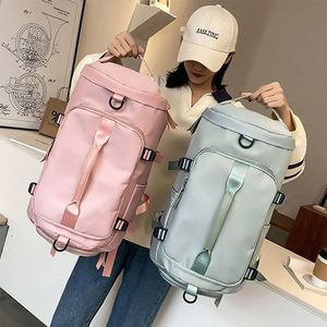 Custom Logo Waterproof Sport Gym Sport Duffel Travel Bag Weekender Overnight Bag Travelling <b>Backpack</b> With Shoes Compartment - Product Image 2