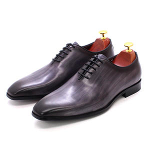 Chaussures Oxford en cuir pour homme, classiques, formelles, à lacets, résistantes à l'usure, chaussures habillées - Product Image 6