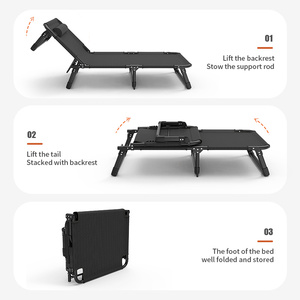 Camping Cot <b>Bed</b> Simple Adult Nap Camp <b>Bed</b> Multifunctional Reclining Chair Foldable Single <b>Bed</b> <b>Folding</b> Single <b>Bed</b> - Product Image 3