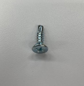 Vis autoperceuses M4.8 x 19 mm à tête plate, CR6+ zinguées, vis pour toiture, acier au carbone C1022, Homn Reen - Product Image 4
