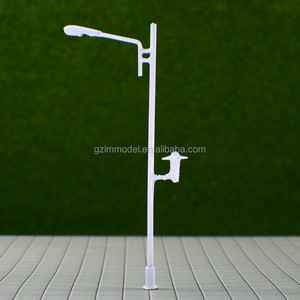 Lámpara de Maqueta para Escenarios Ferroviarios de Trenes HO O, <span class=keywords><strong>Farola</strong></span> LED, Semáforo T6 de 6.0CM, Uso <span class=keywords><strong>Exterior</strong></span>, Diseño Mediterráneo, Plástico - Product Image 3