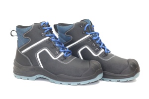 Stivali da Lavoro Antinfortunistici da Uomo <span class=keywords><strong>S3</strong></span> di Alta Qualità con Punta in Acciaio Antiscivolo Morbidi Tomaia Allacciata per Tutte le Stagioni Uso Industriale in Vera Pelle - Product Image 5