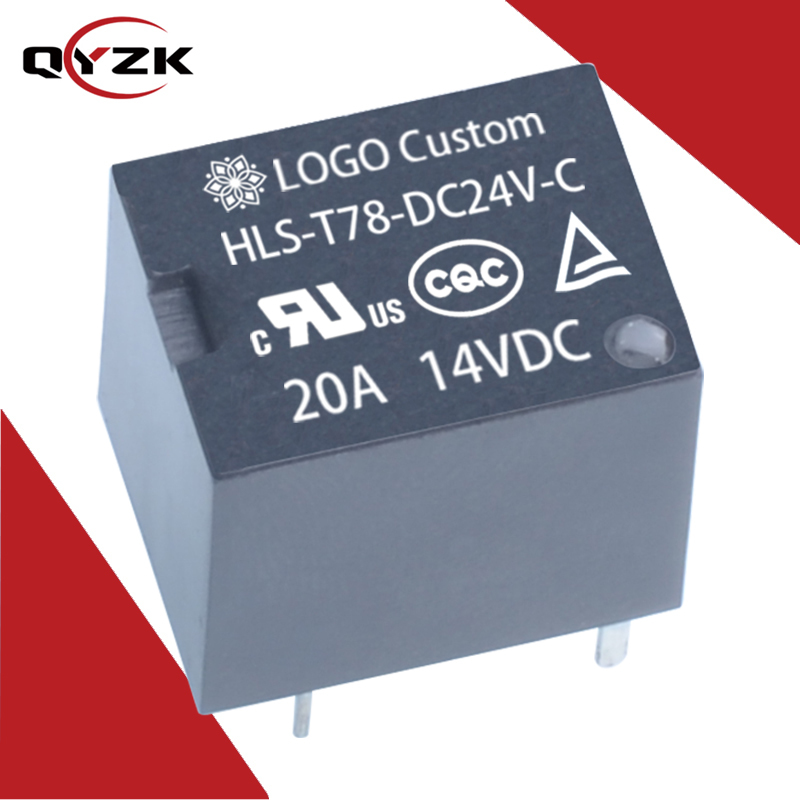 Mini 20A 20 Amp 14Vdc-16Vdc Electromagnetic Relay 5 Pin 12Vdc-24V 12 Volts 12Vdc Car Relay For Automobile T78" · image 1