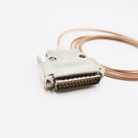 Adaptateur coaxial RF personnalisé à prix d'usine, connecteur BNC vers DB25 mâle avec câble RG316 RG178, modèle XD-CA90008