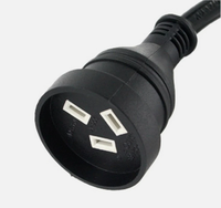 Prise de courant industrielle étanche australienne standard 10 ampères 250 volts avec 3 prises pour la maison, les cuisines, les jardins et l'extérieur