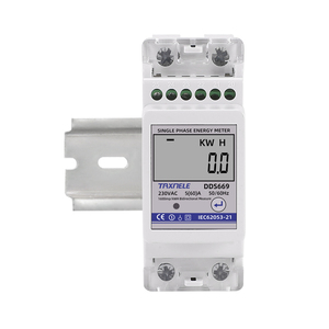 Đa chức năng 230V 60A hai chiều năng lượng Meter nhập khẩu xuất khẩu kWh năng lượng mặt trời PV điện áp hiện tại tần số r485 thông tin liên lạc - Product Image 2