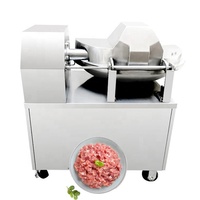 Machine à couper les légumes et la viande, hachoir à bol en acier inoxydable, capacité de 300 à 1000 kg/h, machine industrielle de découpe et de hachage