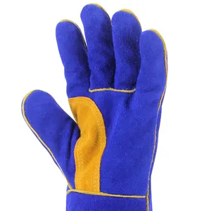 Nouveaux gants en cuir de vachette longs de fabricant de la Chine