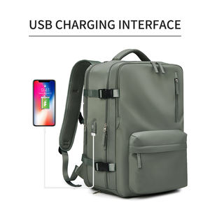 Logo personnalisé collège grande capacité sac à dos pour ordinateur portable filles sac d'école apporter sur l'avion - Product Image 4