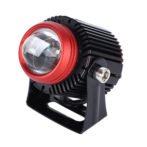 Projecteur LED monocylindre Yongyou pour moto, rouge, avec cadre avant rainuré, coque en aluminium, étanche, lumière modifiée pour moto - Product Image 3