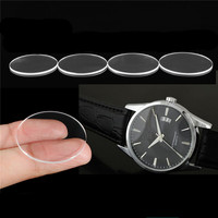 Plaque en verre saphir optique plano de 24,5 mm de diamètre, verre de montre poli, personnalisable, prise en charge OEM