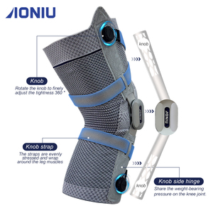 Rodilleras con Soporte de <span class=keywords><strong>Rodilla</strong></span> AoNiu, Material Spandex/Nylon, Protección Profesional para Deportes y Rehabilitación Postoperatoria, Unisex - Product Image 3