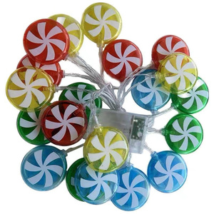 Led kẹo đèn lồng chuỗi ánh sáng phòng trang trí phòng ngủ bố trí Ins <span class=keywords><strong>Hipster</strong></span> Sao Nhấp Nháy ánh sáng pin Powered - Product Image 4