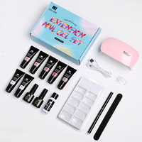Kit d'outils et de pinceaux pour extension d'ongles en gel UV 15 ml, écologique et non toxique, vente en gros