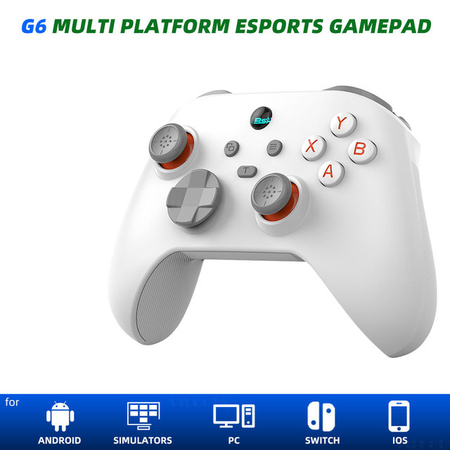 G6 Wireless Game Controller for iOS/Android Smartphones BT-Compatible Gamepads for PC/SWITCHES Hall Rocker Joystick