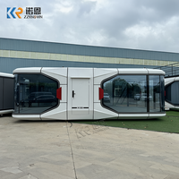 Capsule spatiale de luxe, cabine modulaire, pod intelligent, unité d'hébergement préfabriquée pour l'extension d'hôtels, activités commerciales en plein air