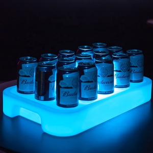 Moderno LED Nightclub/KTV Hotel vassoio impermeabile vino rosso frutta vassoio quadrato in plastica per uso domestico luminoso <span class=keywords><strong>Bar</strong></span> mobili per <span class=keywords><strong>Bar</strong></span> - Product Image 1