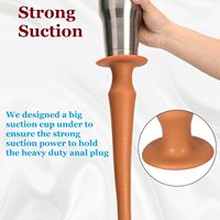 Dildo anal en silicone souple super long de 24 pouces, jouet sexuel anal énorme pour la stimulation de l'anus et du vagin, jeu érotique