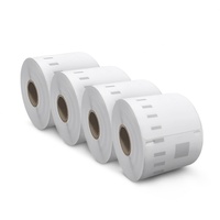 Ruban d'étiquettes personnalisé compatible avec les imprimantes Dymo 30256 45013 18051 99014 99012 Labelwriter 450 Machine Etiqueteuse Rouleau d'autocollants