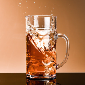 Jarra de Cerveza de Acrílico Personalizada de 500 ml con Asa para Bar - Product Image 6