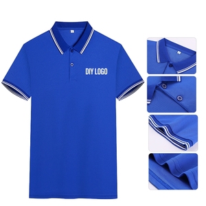 เสื้อโปโลแขนสั้นผู้ชายเสื้อโปโลกอล์ฟผ้าฝ้ายออกแบบเองแบรนด์ของคุณเอง - Product Image 2