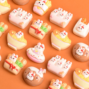 Nhà Máy Tùy Biến Thiết Kế Nhựa Charms Simpsons Tiêu Điểm Hạt Dễ Thương Hoa Củ Cải Thỏ Bóng Tự Làm Trường Hợp Điện Thoại - Product Image 4