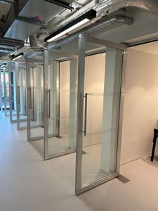 Ventana <span class=keywords><strong>de</strong></span> Vidrio Moderna Resistente al Fuego con Certificación EI90, Puertas Cortafuego Acabadas para Escaleras en Hoteles, Apartamentos y Centros Comerciales - Product Image 3