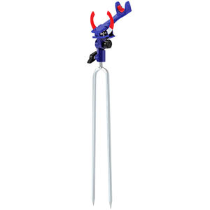 ที่วางคันเบ็ดตกปลา KQJKEJKJE ทำจากสแตนเลส สำหรับคันเบ็ดแบบสปินนิ่ง ใช้เสียบลงดินได้ เหมาะสำหรับใช้งานบนบกและในทะเล รุ่นใหม่ปี 2024 - Product Image 1