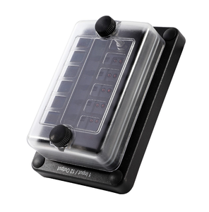 Водонепроницаемый 12-контактный блок предохранителей постоянного тока 12 В блок предохранителей для автомобильного автомобиля, грузовика, лодки, морской RV - Product Image 2