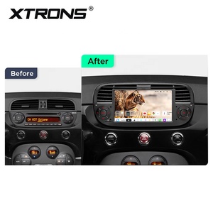 7 Inch 4+64GB Black Android 15 Car Stereo for Fiat 500 2007-2015 AI NPU QLED Screen DQ7603 DSP Fibre-optic Output Wi-Fi 6 4G - Product Image 6
