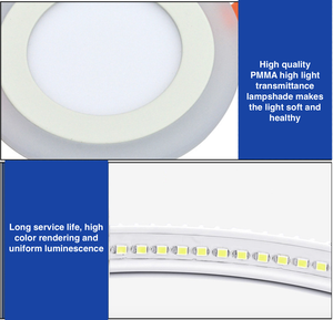 Prix d'usine pas cher, éclairage LED d'intérieur, panneau lumineux LED 12W, panneau mural lumineux, délai de livraison rapide - Product Image 6