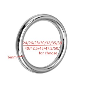 Ronde Haan Ringen Sex Metal Behuizing Gebonden Scrotum Cock Ring Rvs Penis Ring Seksspeeltje Voor Mannen - Product Image 2