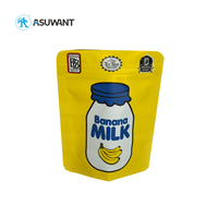 Sacs d'emballage de bonbons comestibles imprimés sur mesure de 0.125 oz Sac refermable en mylar anti-odeur 3.5g avec impression personnalisée