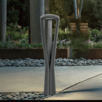 Lampe LED d'extérieur pour pelouse et jardin 5W 10W 15W 100-277V AC 135LM/W PC Aluminium IP65 5KV Diamètre 160MM